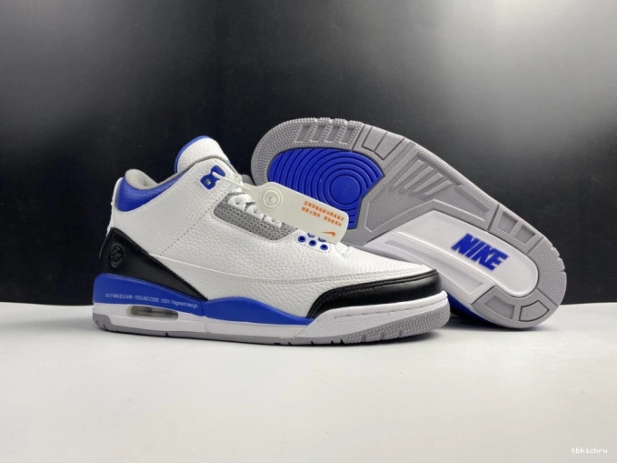 Cheap TBkick CT8532-040 Blue Air White Jordan Retro 3 0812